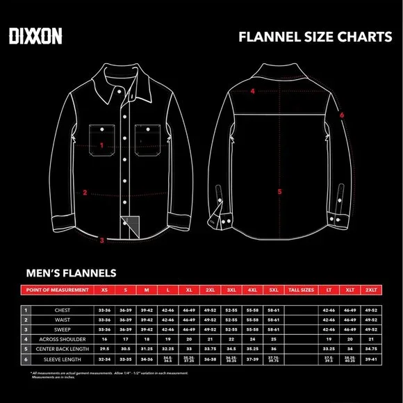 Dixxon - Murphy Bamboo Long Sleeve Shirt - Black & Gray Plaid - Men's 3XL - Picture 7 of 7